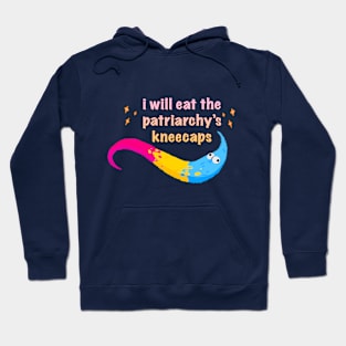 Pan pride worm eats the patriarchy Hoodie